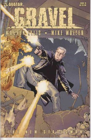 Gravel 19A published by Avatar with cover art by Mike Wolfer
