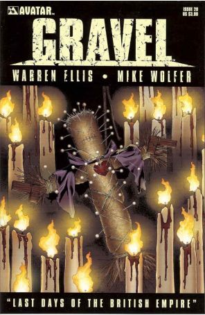 Gravel 20 published by Avatar with cover art by Mike Wolfer