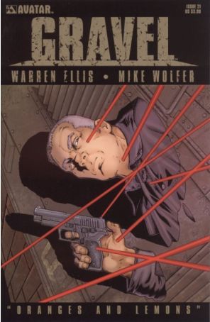 Gravel 21 published by Avatar with cover art by Mike Wolfer