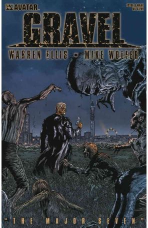 Gravel 8A published by Avatar with cover art by Oscar Jimenez