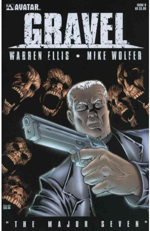 Gravel 8 published by Avatar with cover art by Mike Wolfer