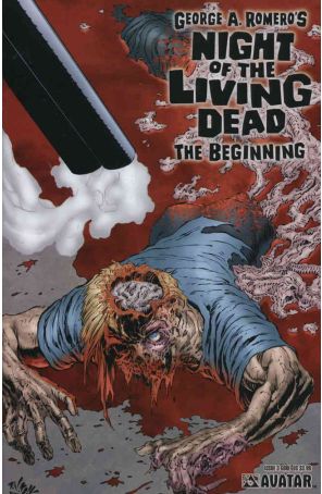Night of the Living Dead: The Beginning 3A published by Avatar with cover art by Tim Vigil