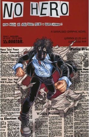 No Hero 1C published by Avatar with cover art by Juan Jose Ryp