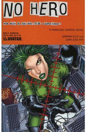 No Hero 2D published by Avatar with cover art by Juan Jose Ry