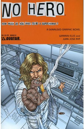 No Hero 2 published by Avatar with cover art by Juan Jose Ryp