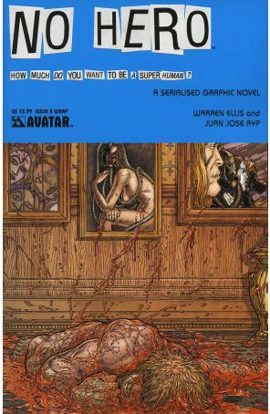 No Hero 5A published by Avatar with cover art by Juan Jose Ryp