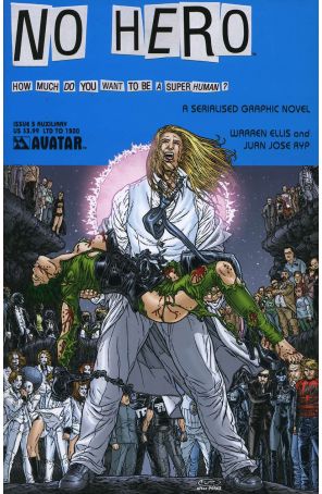 No Hero 5C published by Avatar with cover art by Juan Jose Ryp