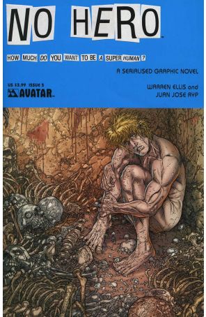 No Hero 5 published by Avatar with cover art by Juan Jose Ryp