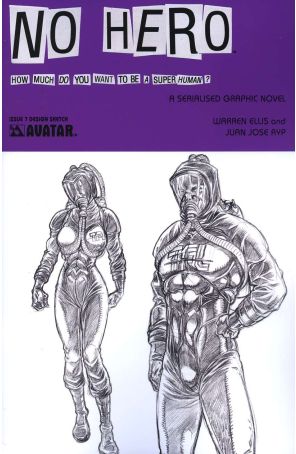 No Hero 7B published by Avatar with cover art by Juan Jose Ryp