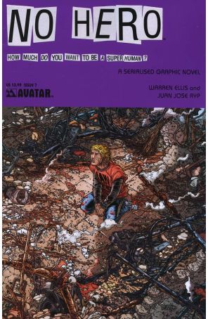 No Hero 7 published by Avatar with cover art by Juan Jose Ryp