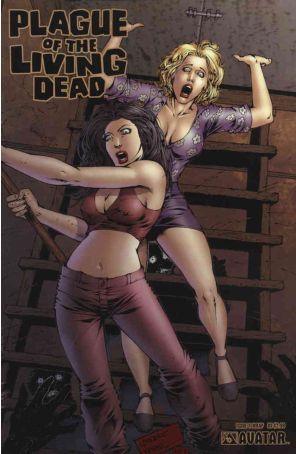 Plague of the Living Dead 4B published by Avatar with cover art by Dheeraj Verma