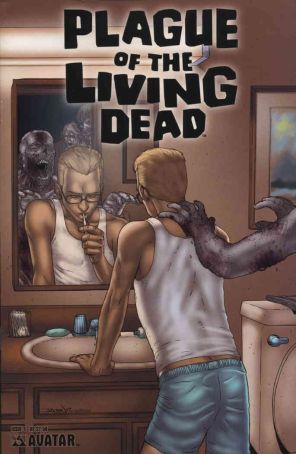 Plague of the Living Dead 4 published by Avatar with cover art by Jacen Burrows