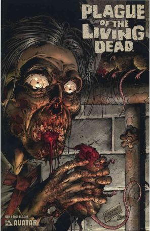 Plague of the Living Dead 5A published by Avatar with cover art by Dheeraj Verma