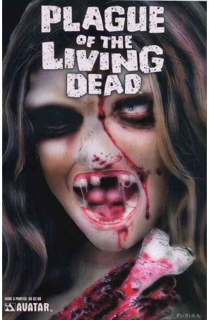 Plague of the Living Dead 5B published by Avatar with cover art by Lucio Rubira