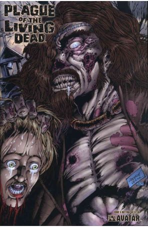 Plague of the Living Dead 5C published by Avatar with cover art by Dheeraj Verma