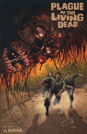 Plague of the Living Dead 6B published by Avatar with cover art by Dheeraj Verma