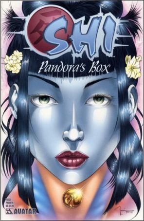 Shi: Pandora's Box Ashcan 1A published by Avatar with cover art by Bill Tucci