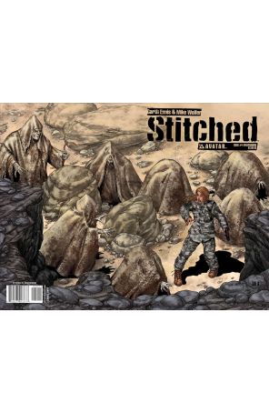 Stitched 4A published by Avatar with cover art by Mike Wolfer