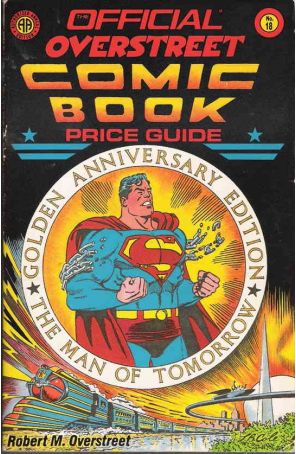 Overstreet Comic Book Price Guide TPB 18 published by House of Collectibles with cover art by L.B. Cole and Jerry Ordway