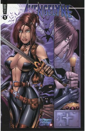 Avengelyne (Vol. 3) 1B published by Awesome with cover art by John Stinsman