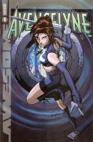 Avengelyne (Vol. 3) 1C published by Awesome with cover art by Patrick Lee