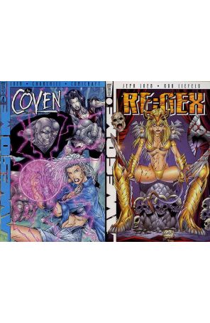 The Coven 4 published by Awesome with cover art by Ian Churchill