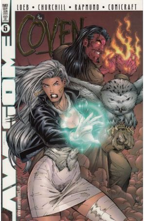 The Coven 5D published by Awesome with cover art by Ian Churchill