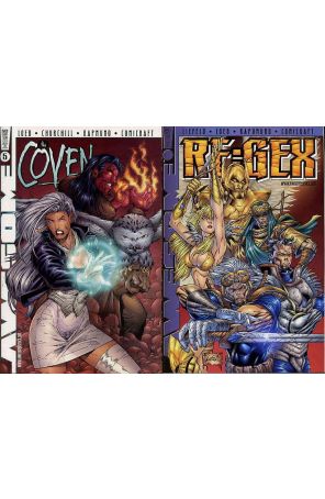 The Coven 5 published by Awesome with cover art by Ian Churchill