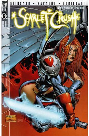 Scarlet Crush 2A published by Awesome with cover art by Brandon Peterson