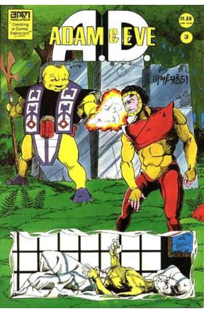 Adam and Eve A.D. 3 published by BAM with cover art by Shawn Sharp