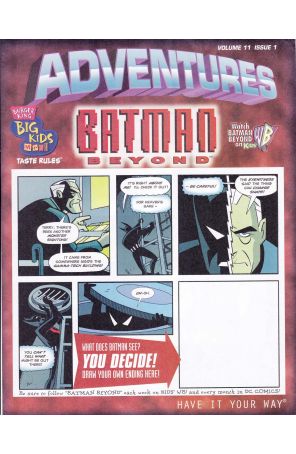 Burger King Adventures (Vol. 11) 1 published by BK