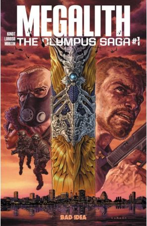 Olympus Saga: Megalith 1A published by Bad Idea with cover art by Lewis Larosa