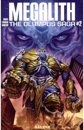 Olympus Saga: Megalith 2A published by Bad Idea with cover art by Lewis Larosa
