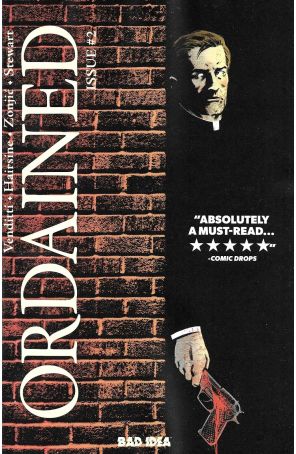 Ordained 2A published by Bad Idea with cover art by Jorge Fornés