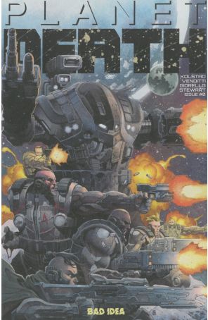 Planet Death 0A published by Bad Idea with cover art by Tomás Giorello