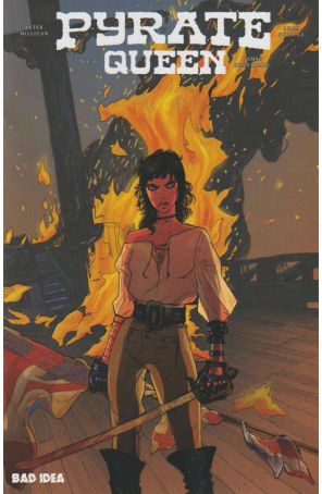 Pyrate Queen 4 published by Bad Idea with cover art by Adam Pollina and Chris Giarrusso (back cover)