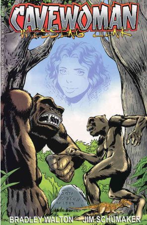 Cavewoman: Missing Link 1 published by Basement with cover art by Jim Schumaker