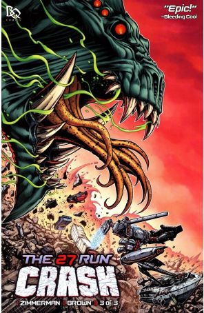 27 Run: Crash 3A published by Battle Quest with cover art by Russell Brown and Laura Martin
