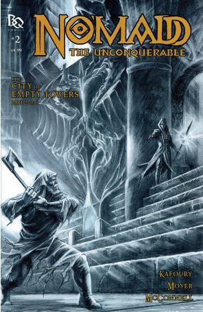 No'Madd the Unconquerable: The City of Empty Towers 2 published by Battle Quest with cover art by Aaron McConnell