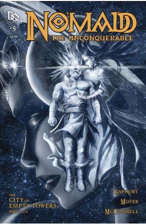 No'Madd the Unconquerable: The City of Empty Towers 5 published by Battle Quest with cover art by Aaron McConnell