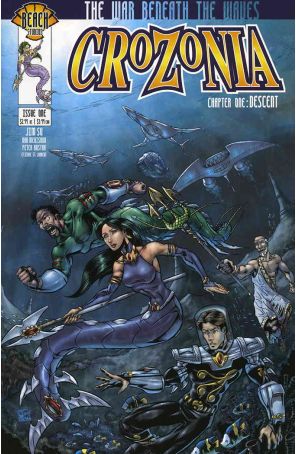 Crozonia: The War Beneath the Waves 1 published by Beach with cover art by Jim Su