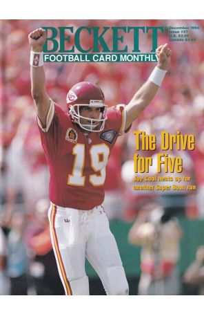 Beckett Football Card Monthly 57 published by Beckett