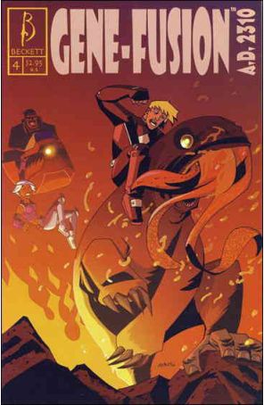 Gene-Fusion A.D. 2310 (Vol. 2) 4 published by Beckett with cover art by Michael Avon Oeming