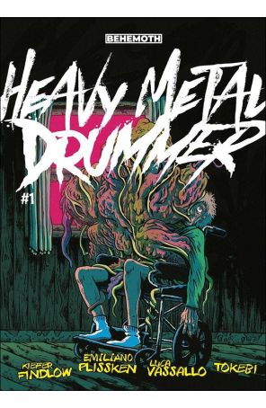 Heavy Metal Drummer 1E published by Behemoth with cover art by Luca Vassallo