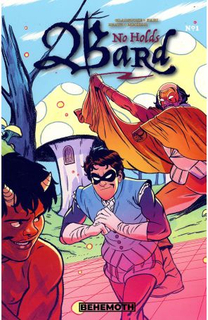 No Holds Bard 1D published by Behemoth with cover art by Joe Quinones
