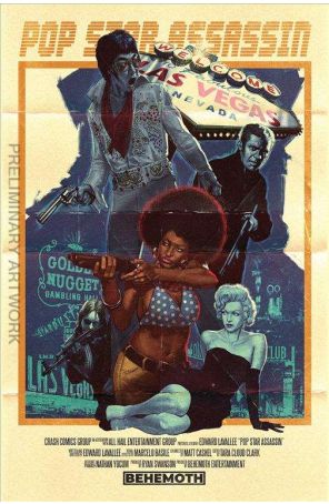 Pop Star Assassin 1B published by Behemoth with cover art by Baldemar Rivas