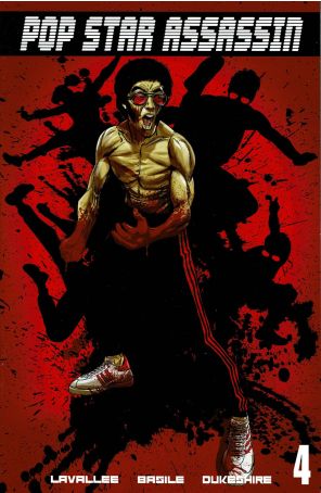 Pop Star Assassin 4A published by Behemoth with cover art by Marcelo Basile