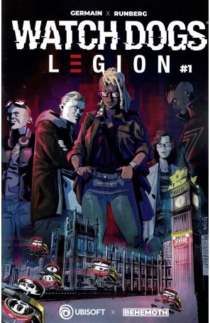 Watch Dogs: Legion 1A published by Behemoth with cover art by Alberto Massaggia