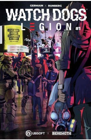 Watch Dogs: Legion 1C published by Behemoth with cover art by Alberto Massaggia