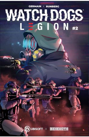 Watch Dogs: Legion 2B published by Behemoth with cover art by Alberto Massaggia